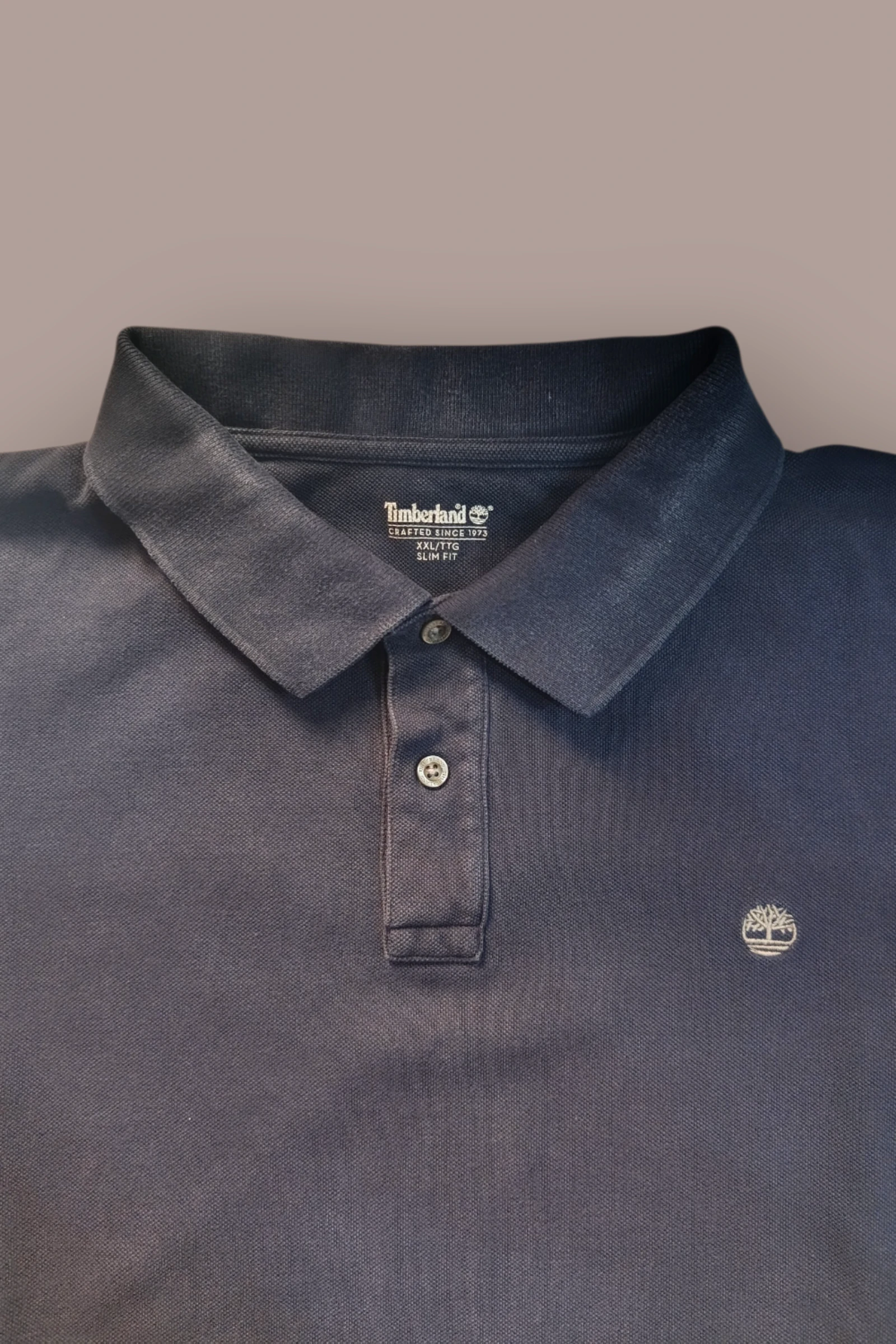 | Polo Timberland Masculino | Cor Azul Marinho | 100% Algodão | Piqué Logo Bordado | Tamanho XXL | – photo 4